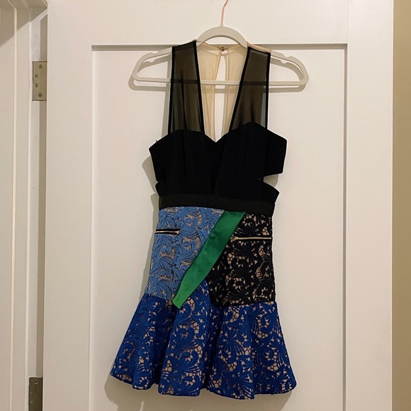 Self-Portrait Mini Dress - Picture 1 of 3